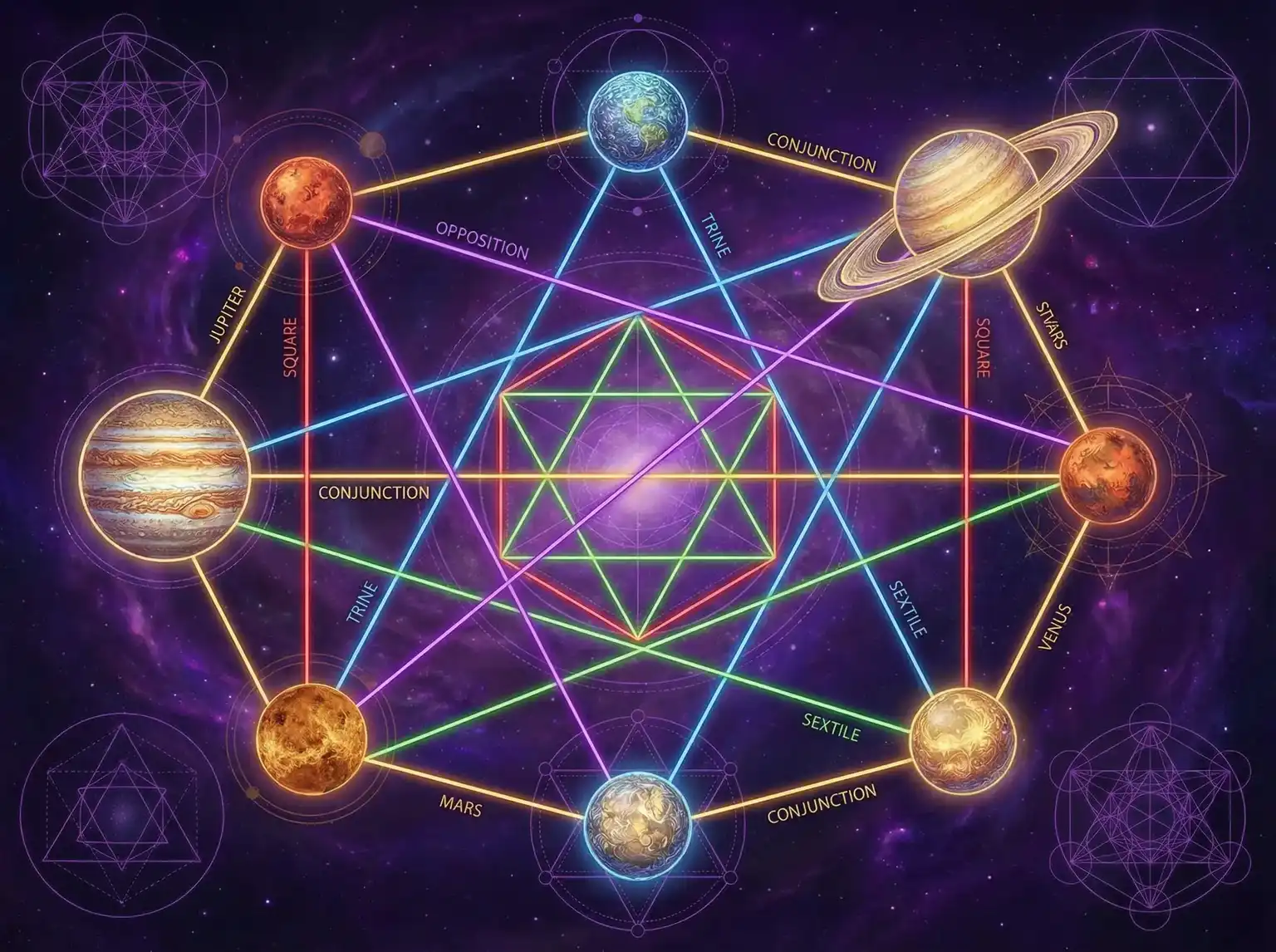 行星相位解读 - 撼龙天棺电影免费观看 | 占星学进阶